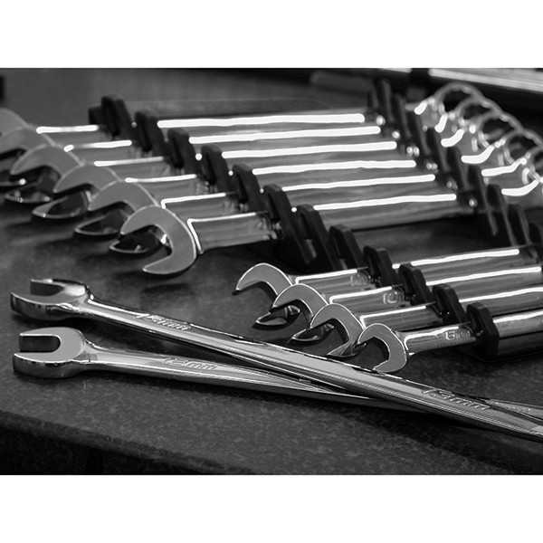 4 Tool Black 5041-Black Ernst Manufacturing Gripper Wrench Organizer 